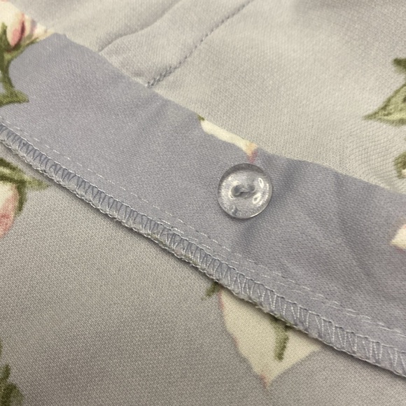 Dynamite Floral Wrap Dress - Picture 8 of 9